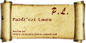 Palóczi Laura névjegykártya