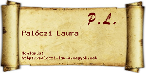 Palóczi Laura névjegykártya
